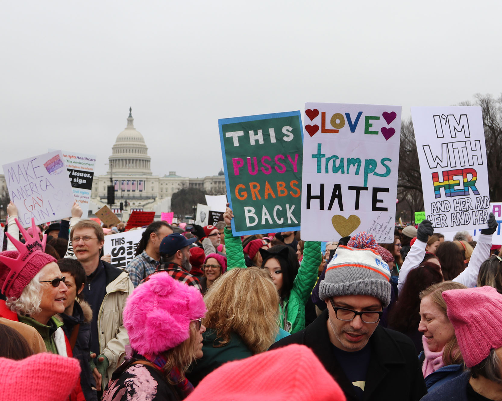 Woman's March 2017. Washington D.C.